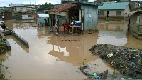 Heavy rainfall in Asokore-Mampong, Ashanti Region