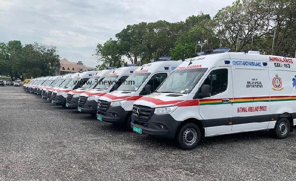 File photo of ambulances
