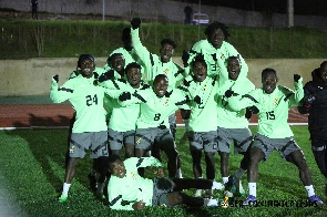 Black Galaxies of Ghana at training