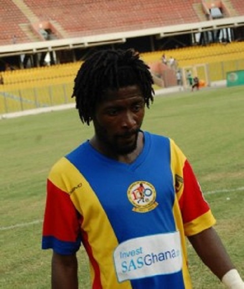 Ex-Hearts and Kotoko forward, Edward Afum