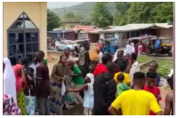 Violence disrupted prayers at the Ho Central Mosque