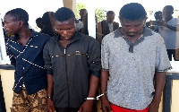 The suspects are Dramani Seidu 24, Richard Bromyiwa 25 and Joseph Gyimah alias Agyaku 24
