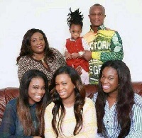 Coach Kwesi Appiah and his family