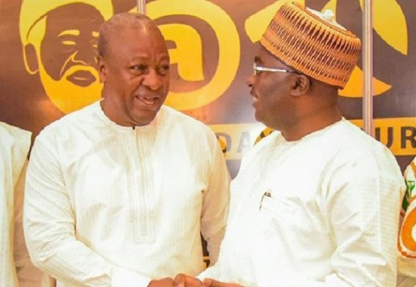 Mahamudu Bawumia and John Mahama