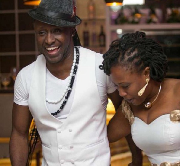 Reggie Rockstone and wife