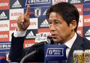 Japan head coach Akira Nishino