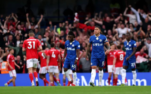 Nottingham Forest defeated Chelsea 3-1 in the Premier League