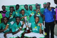 Opoku Ware won the boys division at the December Sprite Ball Championship