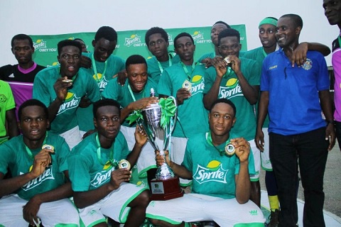 Opoku Ware won the boys division at the December Sprite Ball Championship