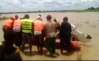 NADMO has begun testing its boats for rescue mission on the tributaries of the Volta Lake
