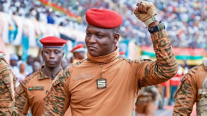 Captain Ibrahim Traoré is the president of Burkina Faso