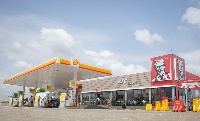 The multipurpose service station features a KFC drive-through outlet, a pharmacy and others