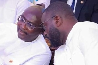 VP Bawumia with Frank Annoh Dompreh, MP for Nsawam Adoagyiri