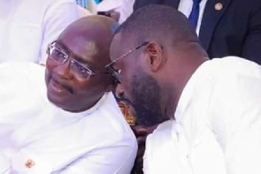 Vice President Dr Mahamudu Bawumia and MP Frank Annoh-Dompreh