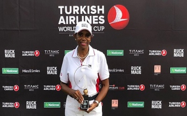 Helen Appah will represent Ghana at the Turkish Airline World Golf Cup in October this year