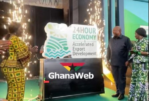 President John Dramani Mahama and Prof Jane Naana Opoku-Agyemang (far right) during launch