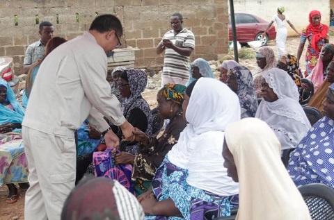 Golden Mainland Ghana Limited (GM) has carried out an exercise to support over forty Widows