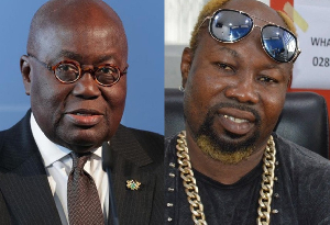 Former President Akufo-Addo and retired boxer Ayittey Powers