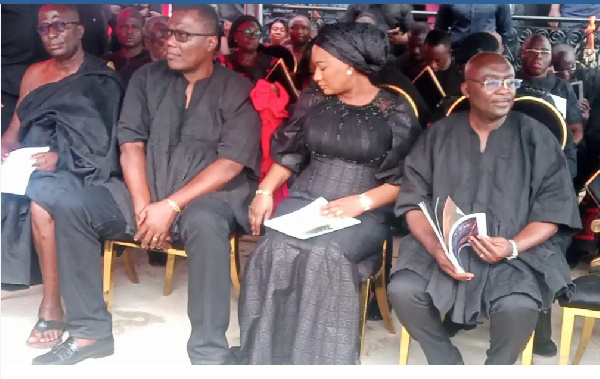 Some dignitaries at the funeral