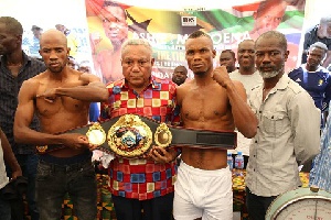 George Ashie is making a return to the ring to face South Africa Michael Mokeona