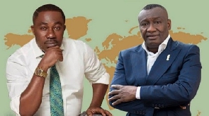 Osei Kwame Despite and Dr Ofori Sarpong, business owners