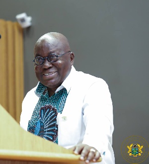 President Akufo-Addo was speaking to students of London School of Economics