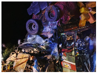 A photo of the accident scene