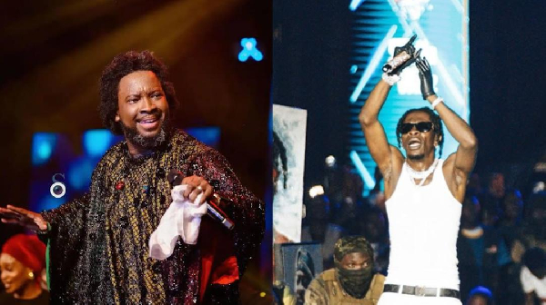 Sonnie Badu (L) heaped praises on Shatta Wale (R) following the success of ShattaFest concert