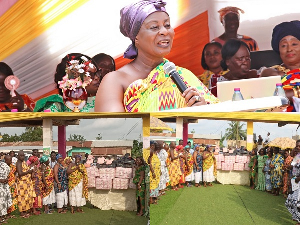 Nana Hemaa Awindor in a photo collage with other religious leaders