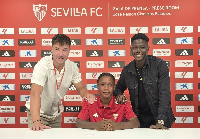Abrokwa alongside his representatives Ghanaian agent DBJ and Jorge Garcia