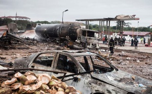 The fire brought in its wake huge explosions which were sighted in areas like Dome and Achimota