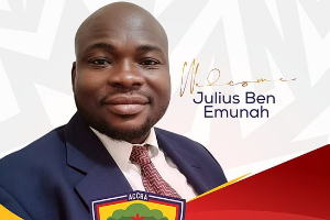 Julius Emunah is the new MD of Accra Hearts of Oak
