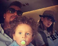 Kevin Prince Boateng and his family on holidays