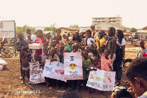 The Dameh's Foundation team with some of the beneficiaries