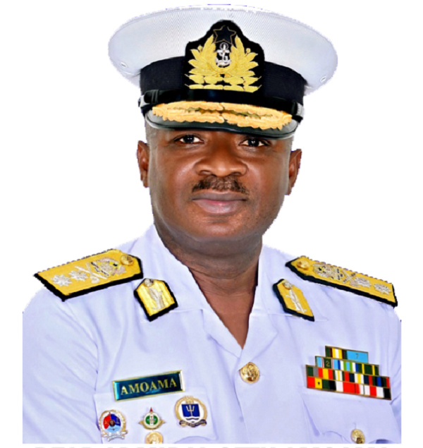 Rear Admiral Amoama until his appointment was the Chief of Naval Staff