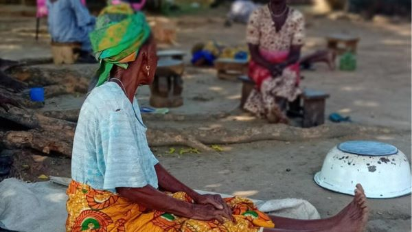 A file photo of abandoned women who have been accused of witchcraft