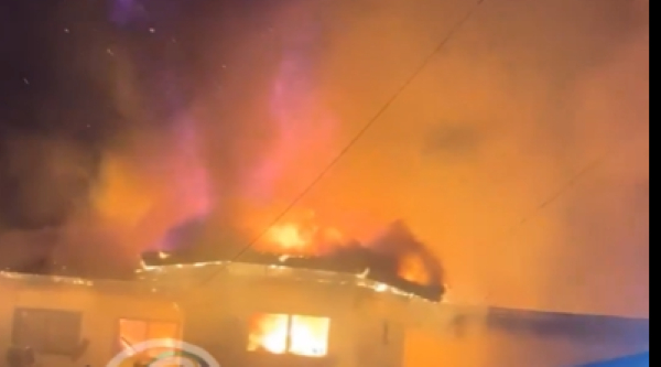 The cause of the inferno remains unknown