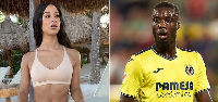 L-R: Teanna Trump and Nicolas Pepe