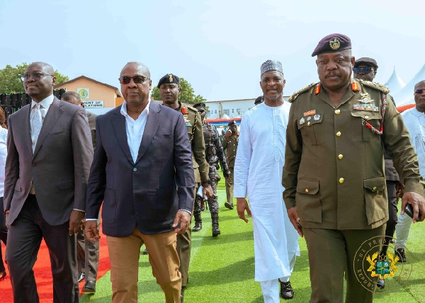 The President has commended the Ghana Armed Forces for keeping Ghana a beacon of stability