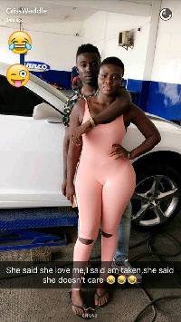 Criss Waddle posted her photos on his Snapchat handle to confirm