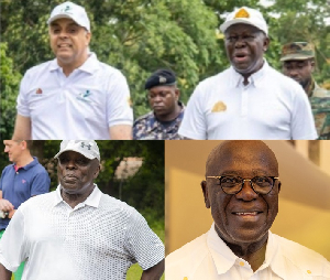 Bishop Dag Heward-Mills, Otumfuo, Okyehene and Sam Jonah have passion for  golf