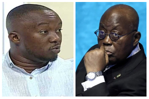 Malik Basintale [L] and President Akufo-Addo