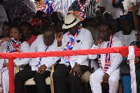 The NPP manifesto was launched t the International Trade Fair Centre in Accra
