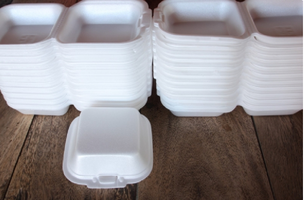 Photo of styrofoam