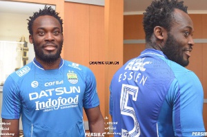 Essien leads a pack of popular footballers in Indonesia