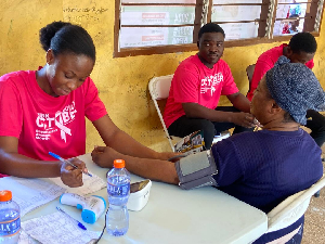 Some of the resident undergoing screening