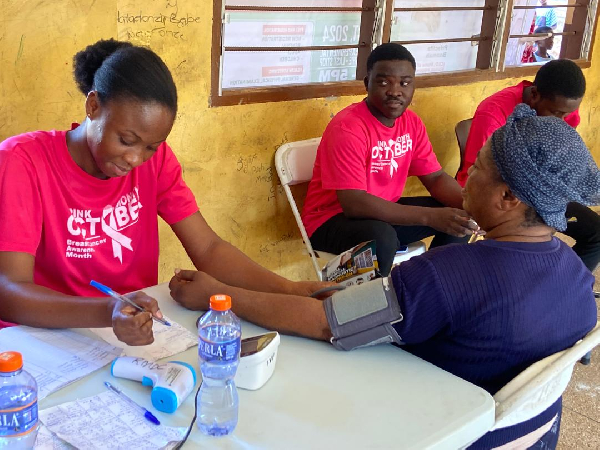 Some of the resident undergoing screening