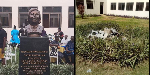 Statue of Tiwaa Addo-Danquah vandalized at EOCO head office