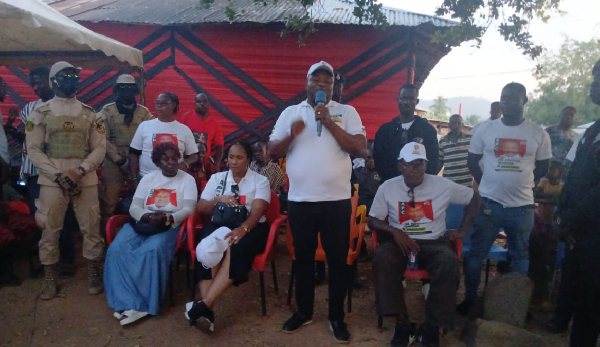 Hassan Ayariga campaigning in Hohoe