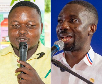 Japhet Festus Gbede (L) and Miracles Aboagye (R)